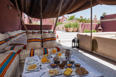 Riad in the medina marrakech